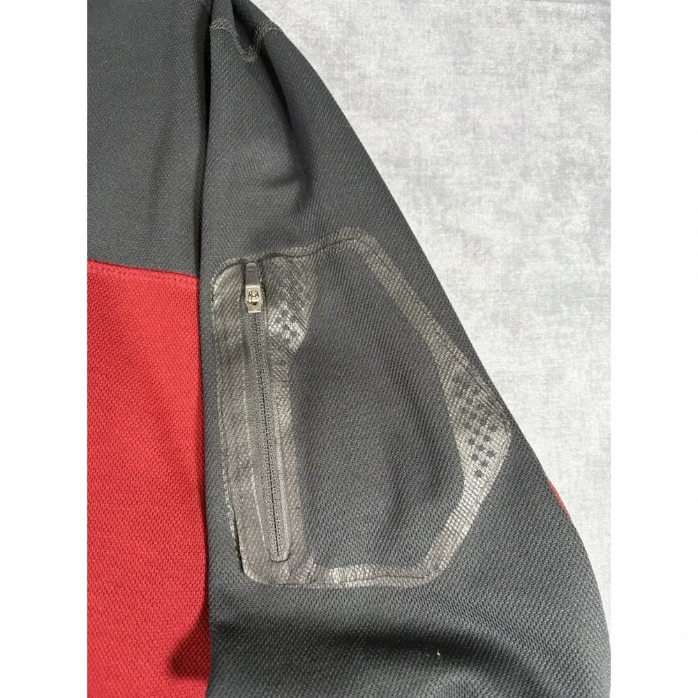 The North Face Flight Series VaporWick 1/4 Zip Pullover Mens XL Red Black